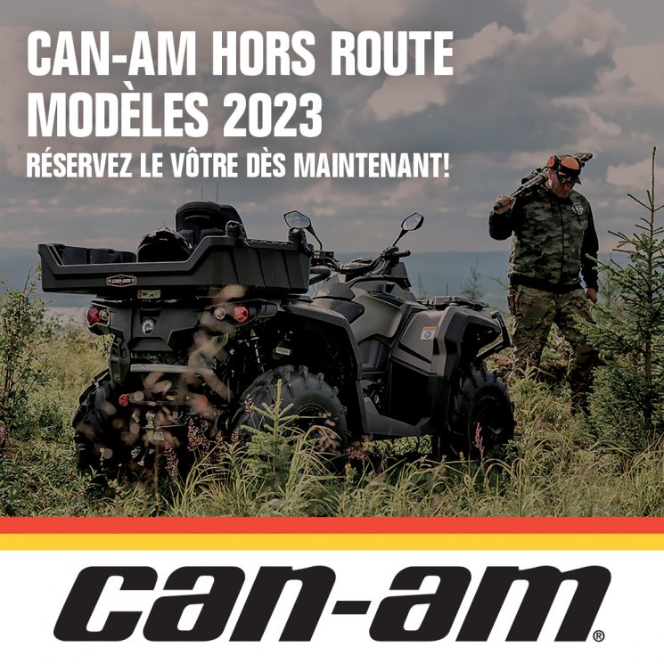 Aucun acompte et aucun paiement pendant 6 mois sur tous les véhicules Can-Am Hors Route 2023