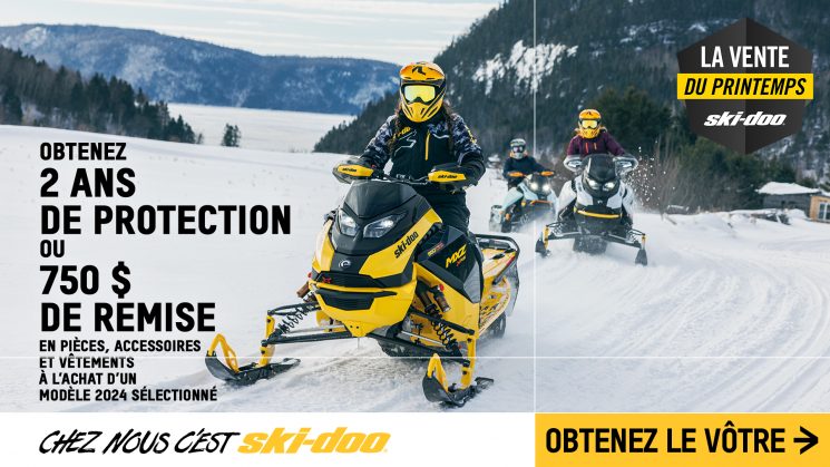 La vente du printemps Ski-Doo