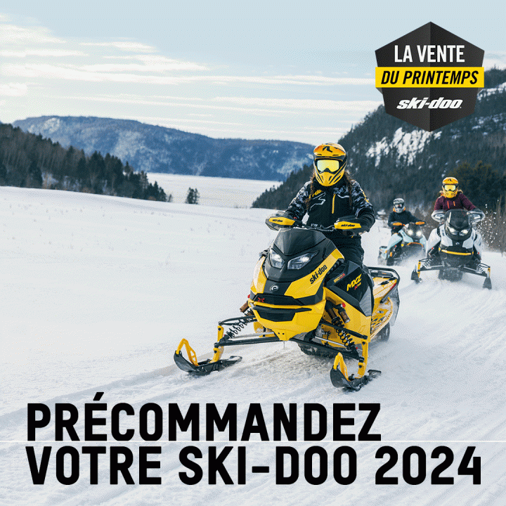 La vente du printemps Ski-Doo